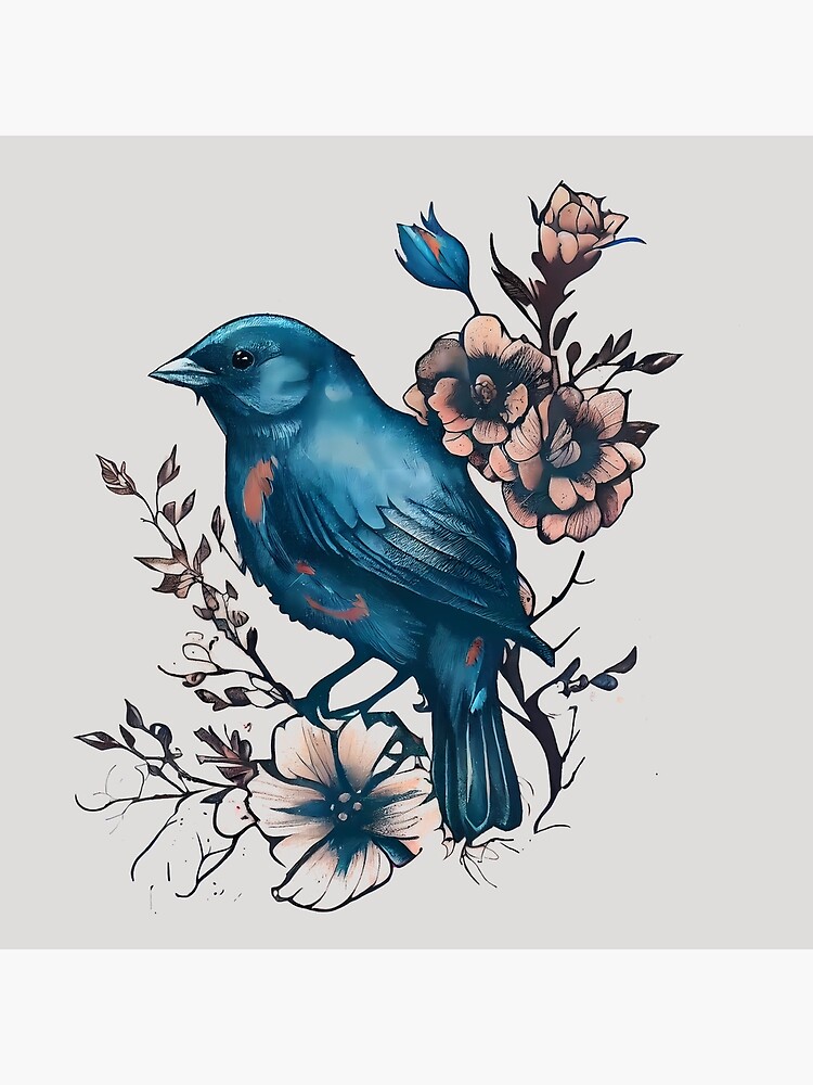 Bluebird tattoo idea | TattoosAI