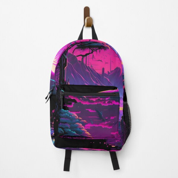 Item preview, Retrofuturistic synthwave cyberpunk explorer designed and sold by SJG-digital.