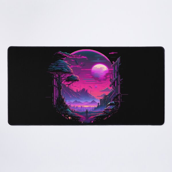 Item preview, Retrofuturistic synthwave cyberpunk explorer designed and sold by SJG-digital.