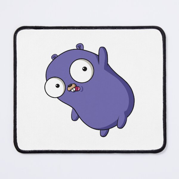 Item preview, The Go Gopher: Minimalistic Purple Hanging Gopher designed and sold by hellkni9ht.