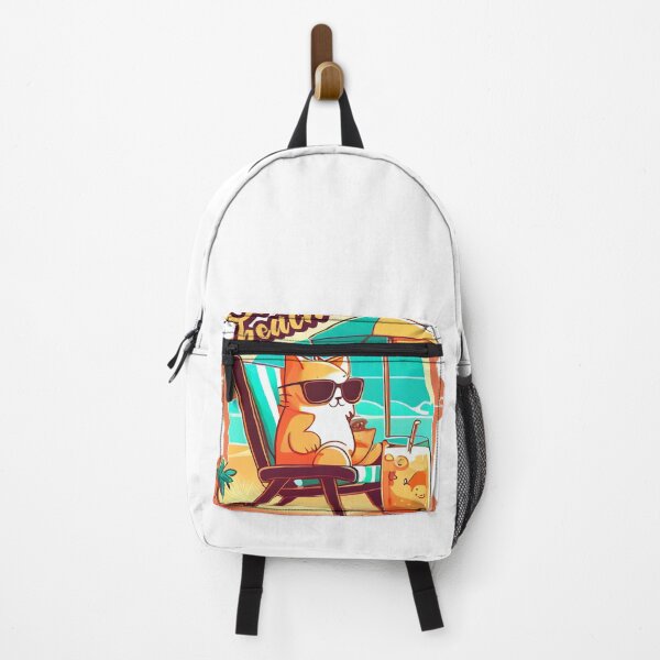 Item preview, Cat at beach  designed and sold by one boy.