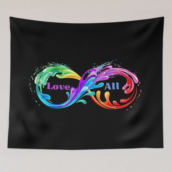 Item preview, Rainbow infinity love all designed and sold by courtney petersen.