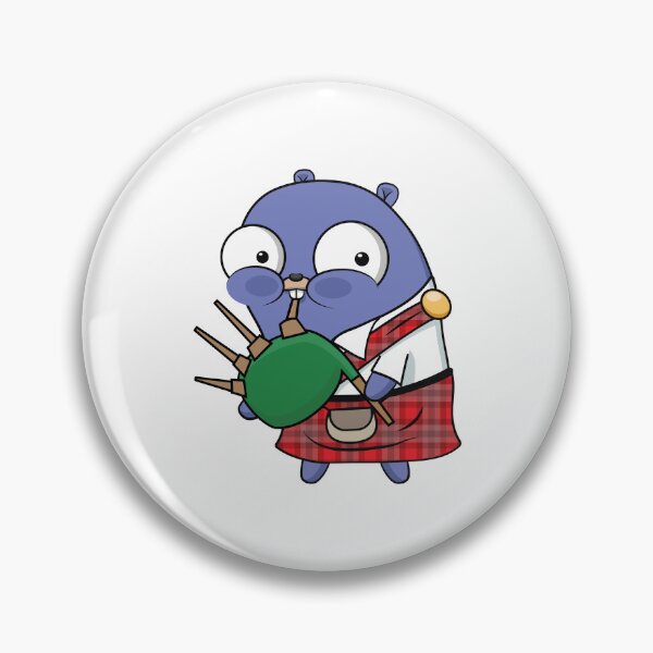 Item preview, The Go Gopher: Famous Scottish Bagpipe Music (White) designed and sold by hellkni9ht.