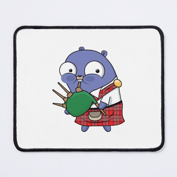 Item preview, The Go Gopher: Famous Scottish Bagpipe Music (White) designed and sold by hellkni9ht.