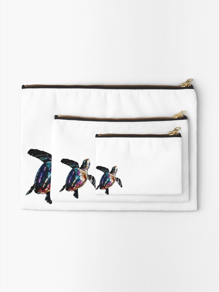 Alternate view of Sea Turtle Zipper Pouch