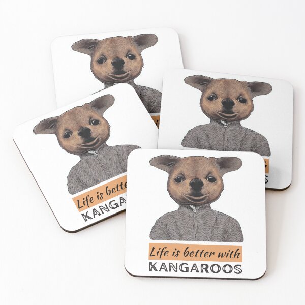 Item preview, Life is better with kangaroos - Kangaroo lover designed and sold by WBP Mart.