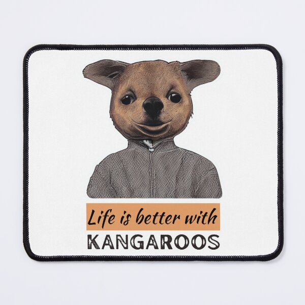 Item preview, Life is better with kangaroos - Kangaroo lover designed and sold by WBP Mart.