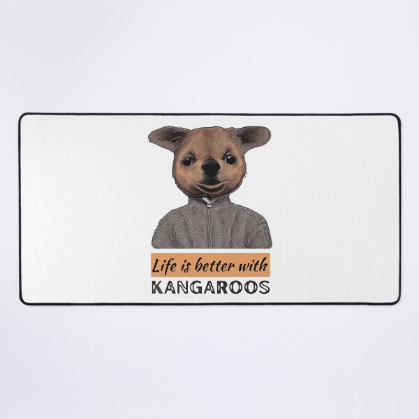 Item preview, Life is better with kangaroos - Kangaroo lover designed and sold by WBP Mart.