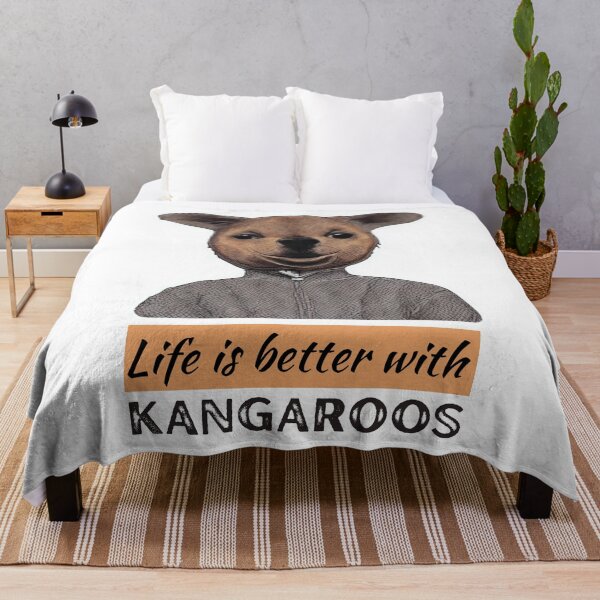 Item preview, Life is better with kangaroos - Kangaroo lover designed and sold by WBP Mart.