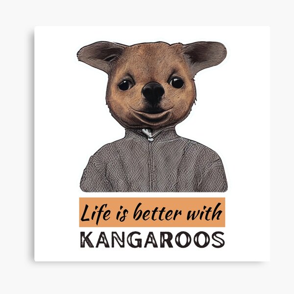 Item preview, Life is better with kangaroos - Kangaroo lover designed and sold by WBP Mart.