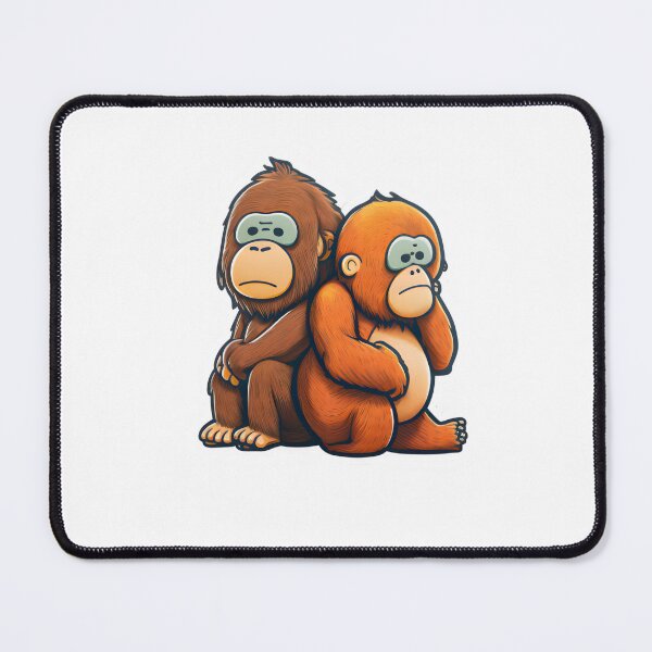 Item preview, Two Orangutans designed and sold by SilverAndGolden.
