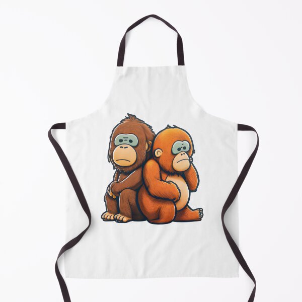 Item preview, Two Orangutans designed and sold by SilverAndGolden.
