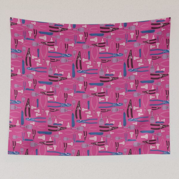 Item preview, An Electricians Tools - Pink designed and sold by TheTradesStore.