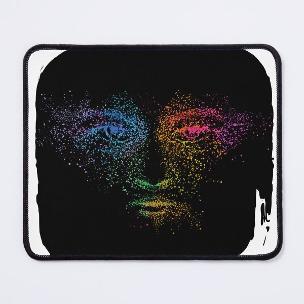 Item preview, Rainbow paint splatter face designed and sold by courtney petersen.
