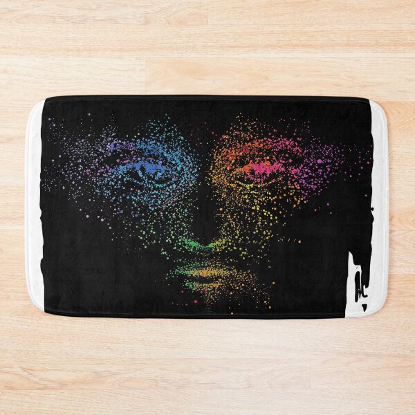 Item preview, Rainbow paint splatter face designed and sold by courtney petersen.