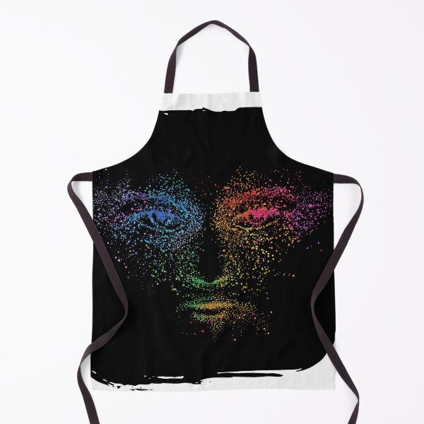 Item preview, Rainbow paint splatter face designed and sold by courtney petersen.