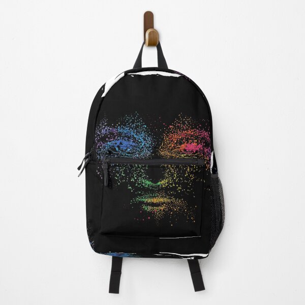Item preview, Rainbow paint splatter face designed and sold by courtney petersen.