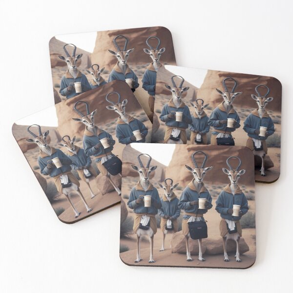 Item preview, Mountain Gazelles and coffee  designed and sold by Matt's Artificial Nature.