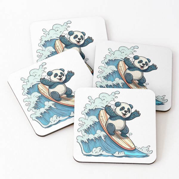 Item preview, panda surfing designed and sold by alnamla.