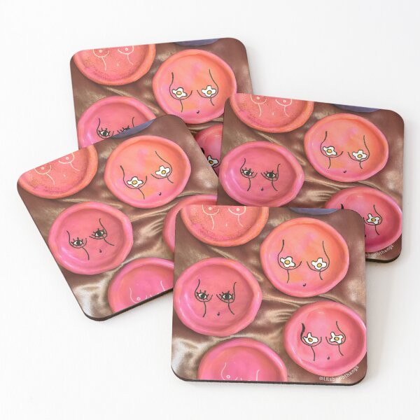Item preview, Pink and Purple Boob Dish Photography Art | lilsboobthangs designed and sold by lilsboobthangs.