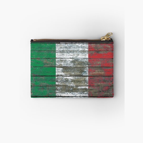 Item preview, Flag of Italy on Rough Wood Boards Effect designed and sold by JeffBartels.