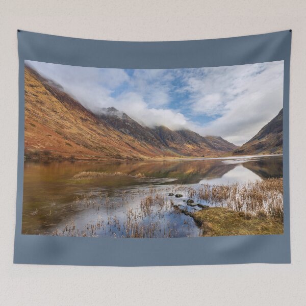 Item preview, Loch Achtriochtan Misty Reflections Glencoe Scotland. designed and sold by PhotosEcosse.
