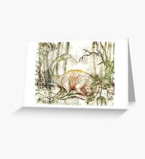 Diplodocus Greeting Card