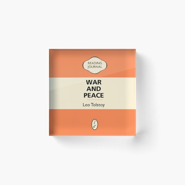 Item preview, War and Peace Reading Journal designed and sold by InkishKingdoms.
