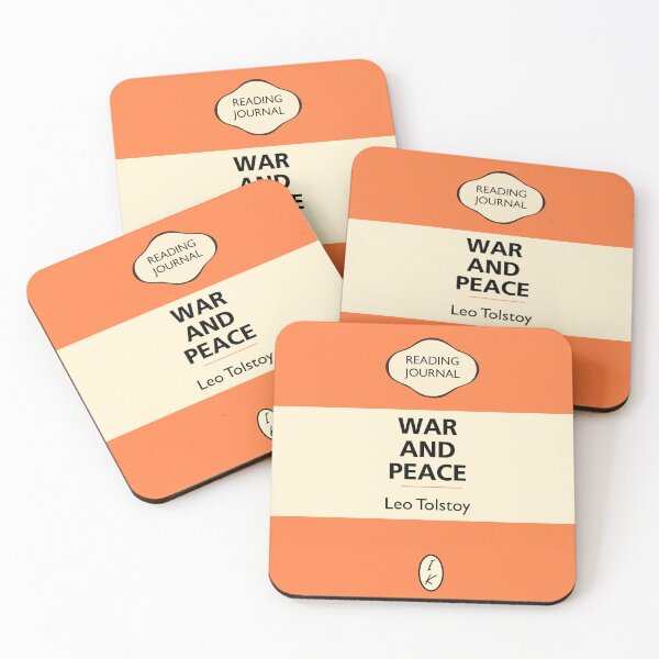 Item preview, War and Peace Reading Journal designed and sold by InkishKingdoms.