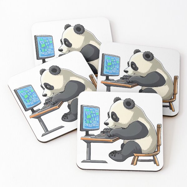 Item preview, panda working designed and sold by alnamla.