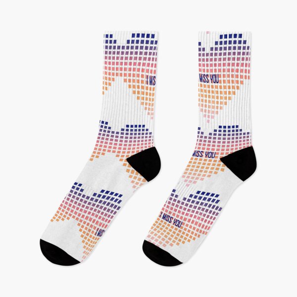 Item preview, I miss you Pixel Gradient Heart designed and sold by TheJadeCat.