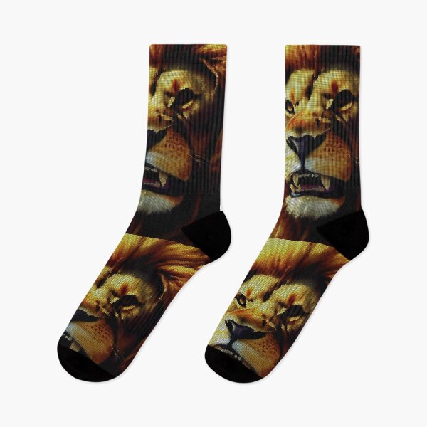 Item preview, Colorful Abstract Lion 8-bit Pixel Art designed and sold by PixelDripped.
