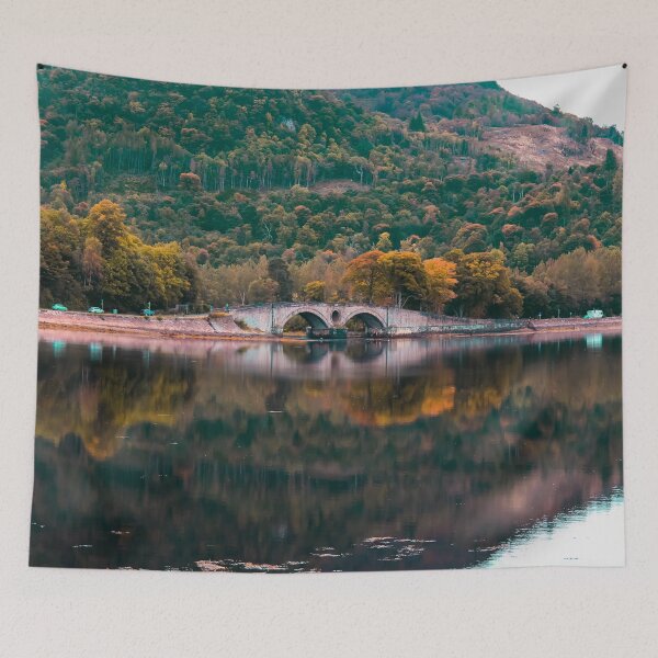 Item preview, Beautiful Garron bridge in autumn - Inveraray, Scotland designed and sold by chiaravisuals.