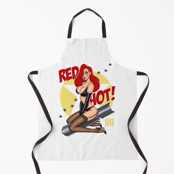 Item preview, Red Hot Nose Art Jessica Rabbit 17 Tee Tees Retro Unique Tees Bes designed and sold by LuxuryDoyle.