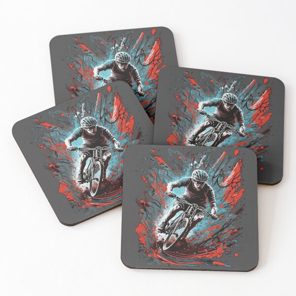 Item preview, Cyclist painted design designed and sold by Zip-Zup.