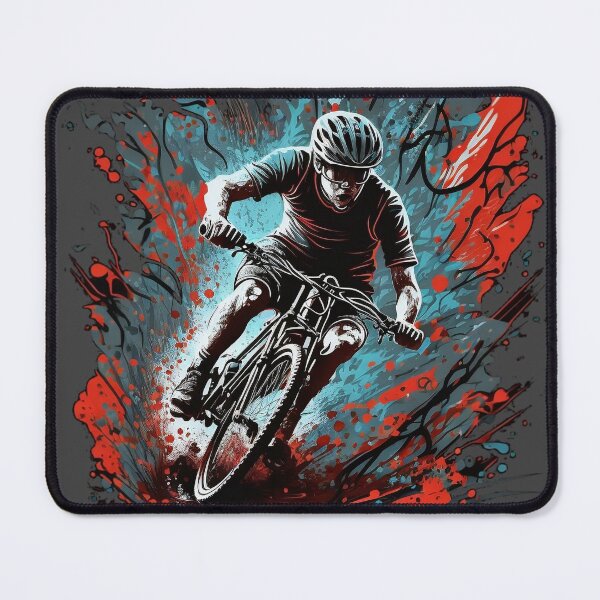 Item preview, Cyclist painted design designed and sold by Zip-Zup.