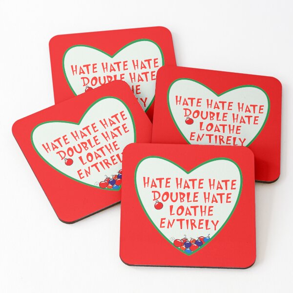 Item preview, Hate, Hate, Hate, Double Hate, Loathe Entirely designed and sold by RooBooCo.
