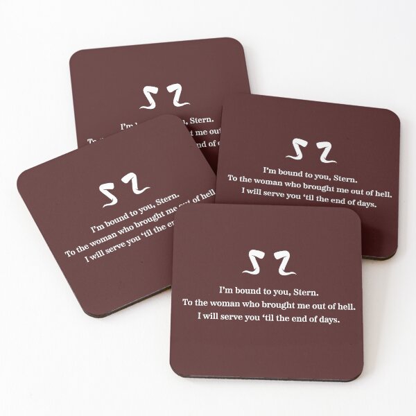 Item preview, Darlington quote - Leigh Bardugo - I'm bound to you, Stern designed and sold by alfern-emporio.