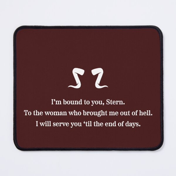Item preview, Darlington quote - Leigh Bardugo - I'm bound to you, Stern designed and sold by alfern-emporio.