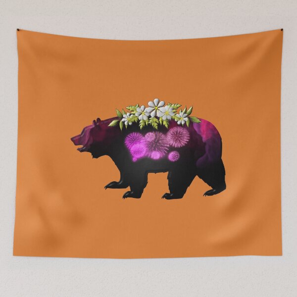 Item preview, Black Bear Fireworks Floral designed and sold by SoldierAlways.