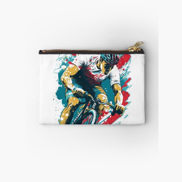 Item preview, Bicyclist painted design designed and sold by Zip-Zup.