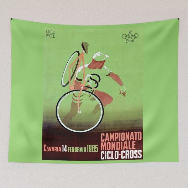Item preview, CYCLO-CROSS; Vintage Bicycle Racing Print designed and sold by posterbobs.