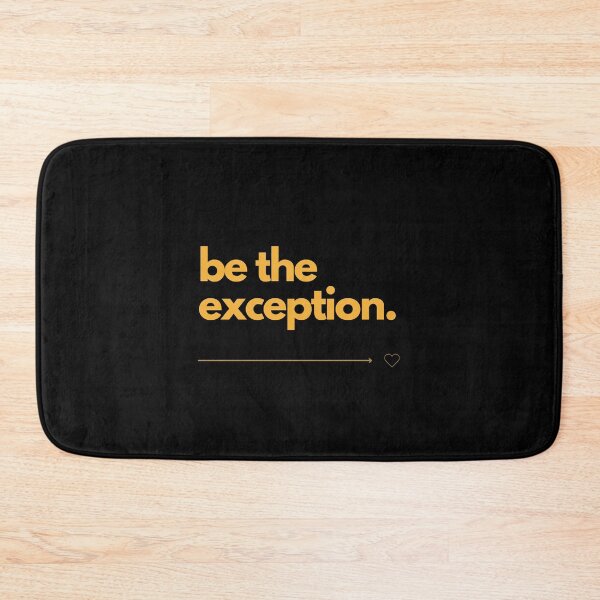 Item preview, be the exception. shirt | Motivational quote | Special saying | Minimalist | gift | friends | self-confidence | eye catcher | Clever sayings designed and sold by JoWillem.