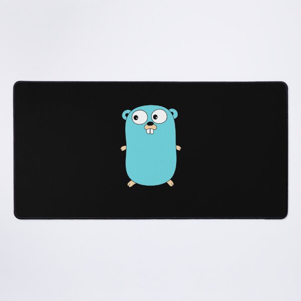 Item preview, The Go Gopher: Official Golang Logo (Black) designed and sold by hellkni9ht.