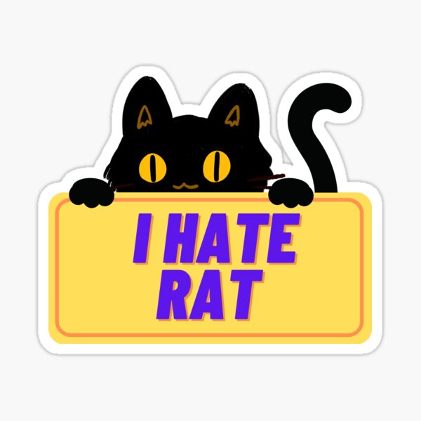 Sticker for Sale avec l'œuvre « Désolé, les chats ne peuvent pas être au  revoir, Funny Quote Fan cats » de l'artiste RimeStore