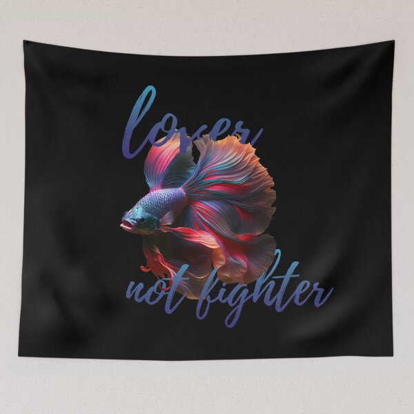 Item preview, I'm a lover not a fighter designed and sold by LuPa Creative.