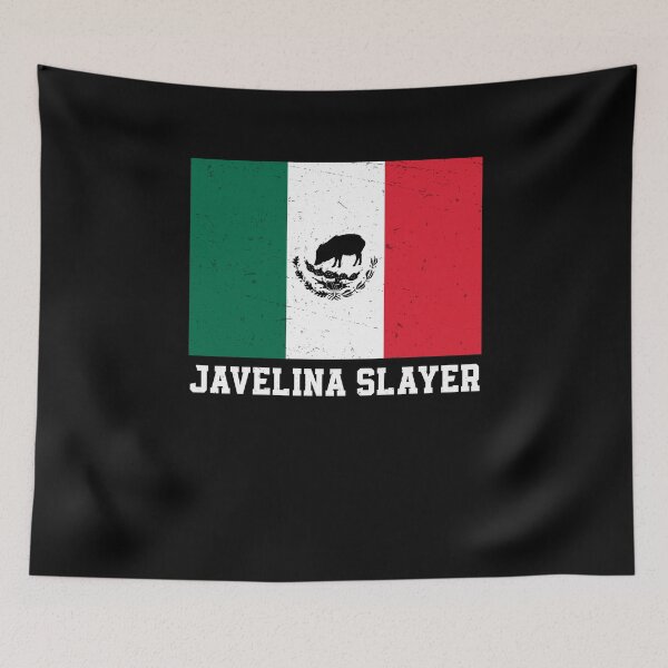 Item preview, Awesome Mexican Flag Javelina Slayer A Desert Peccary Hunter designed and sold by StrongShirts.