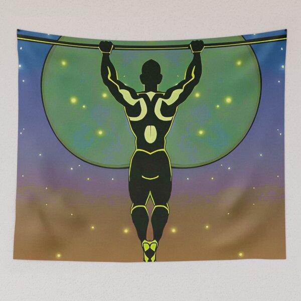 Item preview, **CARDIO WORKOUT PULLUPS CALISTHENICS MOOD PAINTING** designed and sold by Ralek.