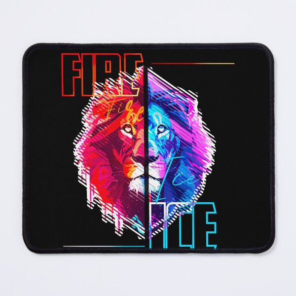 Item preview, Lion Fire and Ice designed and sold by mwebba2005.