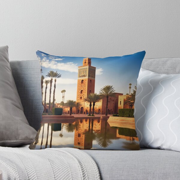 Item preview, Moroccan Splendor: A Mosque in a Verdant Oasis designed and sold by BENMBARK.